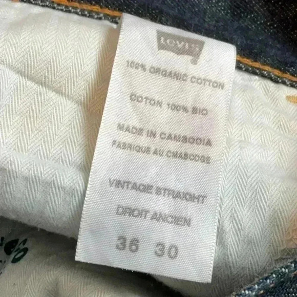 NWOT LEVI’S  VINTAGE STRAIGHT 539’s | SIZE 36x30 - Picture 5 of 5